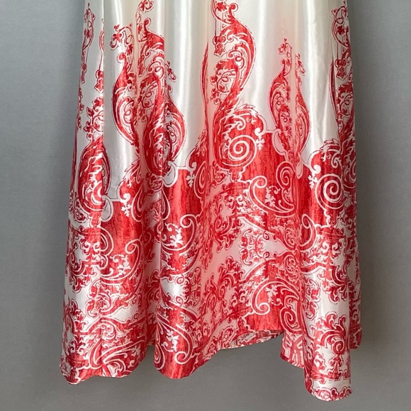 Oscar de la Renta Pink Label Nightgown White Sleepwear Strappy Tie Waist Large - Picture 4 of 15